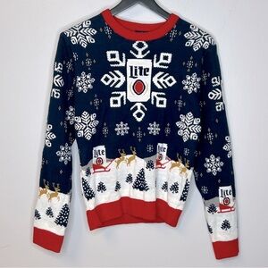Miller Lite Holiday Sweater Size S‎